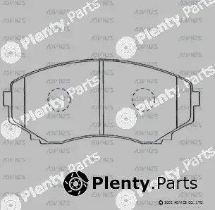 Advics SN115 — Brake Pad Set, disc brake