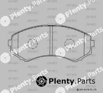 Advics SN116 — Brake Pad Set, disc brake