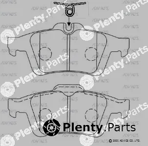 Advics SN930 — Brake Pad Set, disc brake