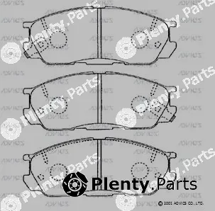 Advics SN819P — Brake Pad Set, disc brake