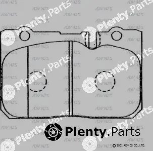 Advics A1N025 — Brake Pad Set, disc brake