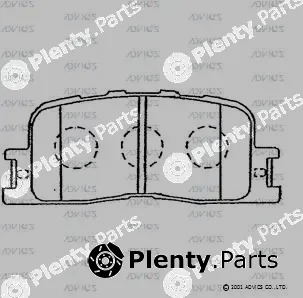 Advics A2N104 — Brake Pad Set, disc brake