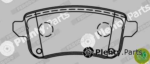 Ferodo FDB4435 — Brake Pad Set, disc brake PREMIER ECO FRICTION
