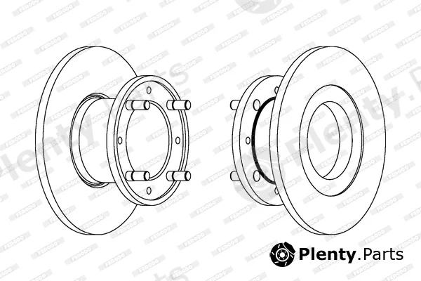 Ferodo DDF006 — Brake Disc PREMIER
