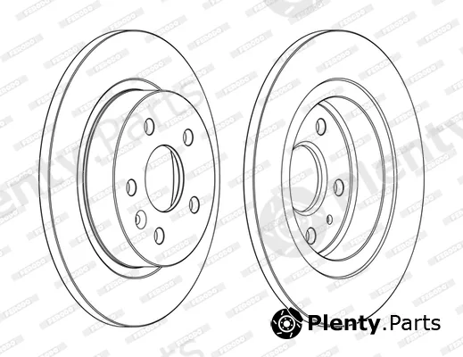 Ferodo DDF1872P-D — Brake Disc