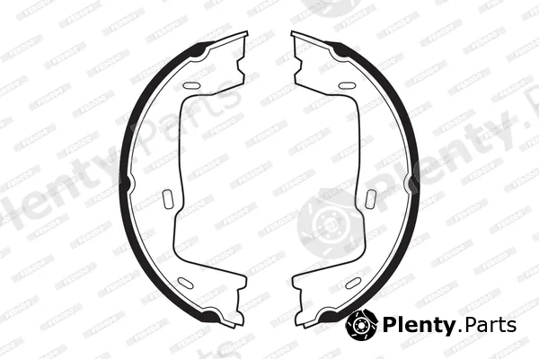 Ferodo FSB227 — Brake Shoe Set, parking brake PREMIER