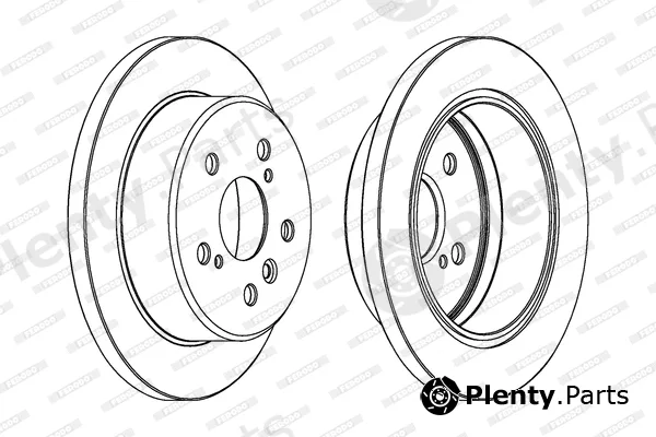 Ferodo DDF1598 — Brake Disc PREMIER