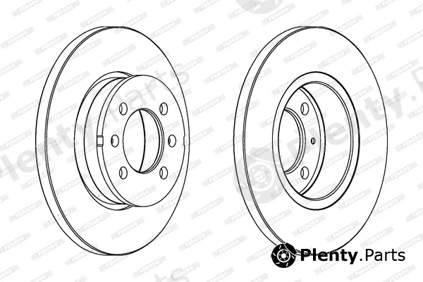 Ferodo DDF123 — Brake Disc PREMIER