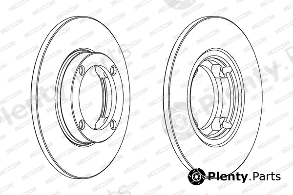 Ferodo DDF373 — Brake Disc PREMIER