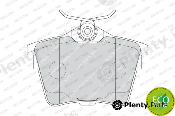 Ferodo FDB1727 — Brake Pad Set, disc brake PREMIER ECO FRICTION