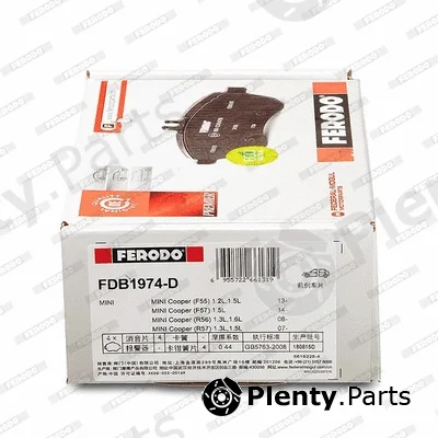 Ferodo FDB1974-D — Brake Pad Set, disc brake PREMIER FRICTION