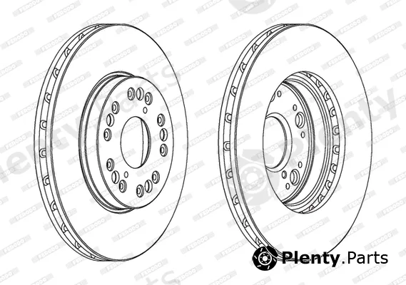 Ferodo DDF883 — Brake Disc PREMIER