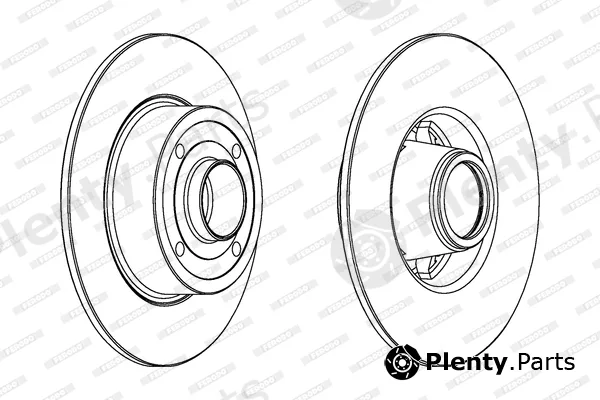 Ferodo DDF1369C-1 — Brake Disc PREMIER