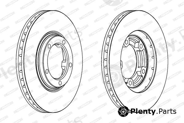 Ferodo DDF1404 — Brake Disc PREMIER