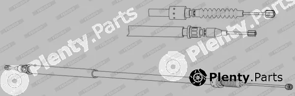 Ferodo FHB433104 — Cable Pull, parking brake