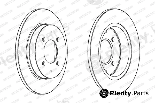 Ferodo DDF1622 — Brake Disc PREMIER