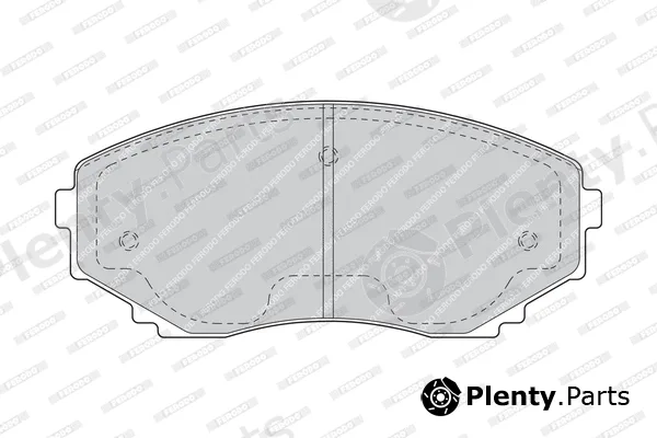 Ferodo FDB1445 — Brake Pad Set, disc brake PREMIER