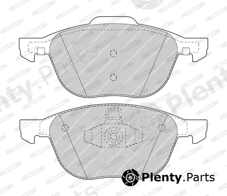 Ferodo FDB1594-D — Brake Pad Set, disc brake PREMIER FRICTION