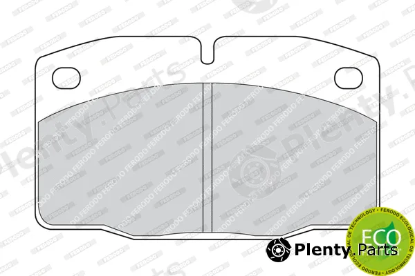 Ferodo FDB173 — Brake Pad Set, disc brake PREMIER ECO FRICTION