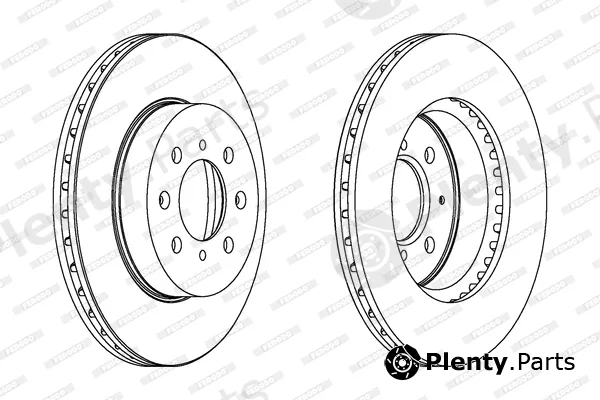 Ferodo DDF492C — Brake Disc PREMIER Coat+ disc
