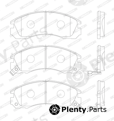 Ferodo FDB765 — Brake Pad Set, disc brake PREMIER ECO FRICTION