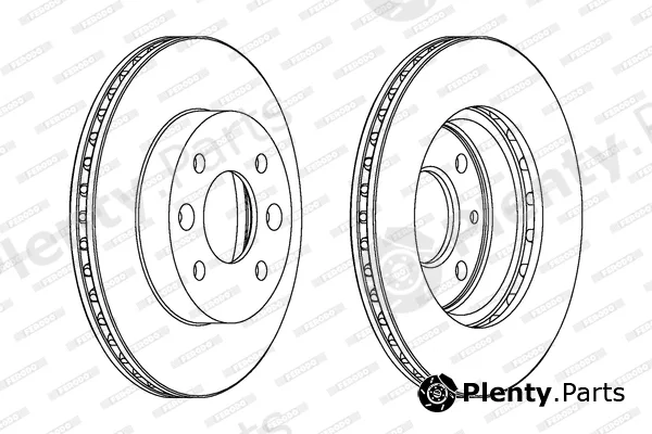 Ferodo DDF184 — Brake Disc PREMIER