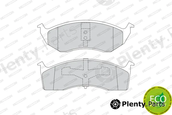 Ferodo FDB1098 — Brake Pad Set, disc brake PREMIER ECO FRICTION