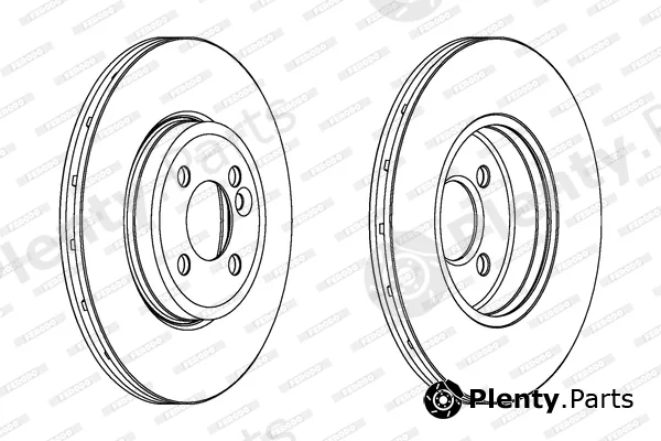 Ferodo DDF1711C — Brake Disc PREMIER High Carbon