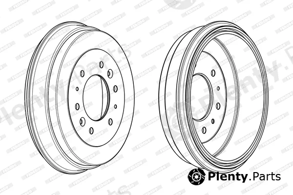 Ferodo FDR329345 — Brake Drum PREMIER