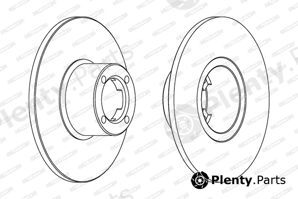 Ferodo DDF286 — Brake Disc PREMIER