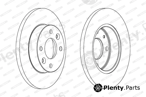Ferodo DDF055 — Brake Disc PREMIER