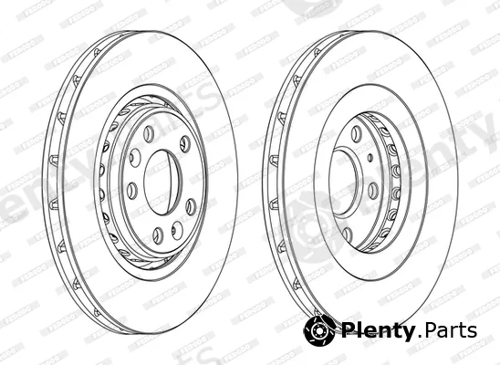 Ferodo DDF1727C — Brake Disc PREMIER