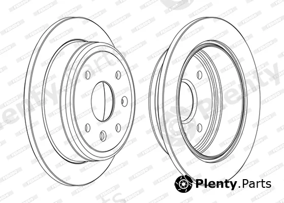 Ferodo DDF1606P-D — Brake Disc
