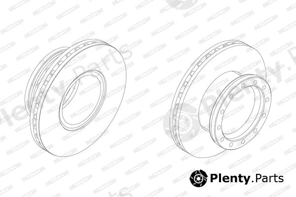 Ferodo FCR290A — Brake Disc PREMIER