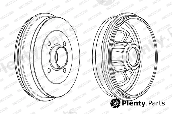 Ferodo FDR329114 — Brake Drum PREMIER
