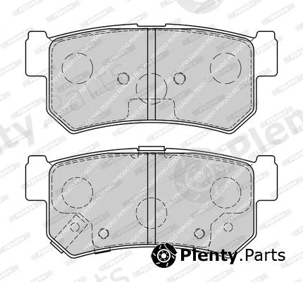 Ferodo FDB1937-D — Brake Pad Set, disc brake PREMIER FRICTION