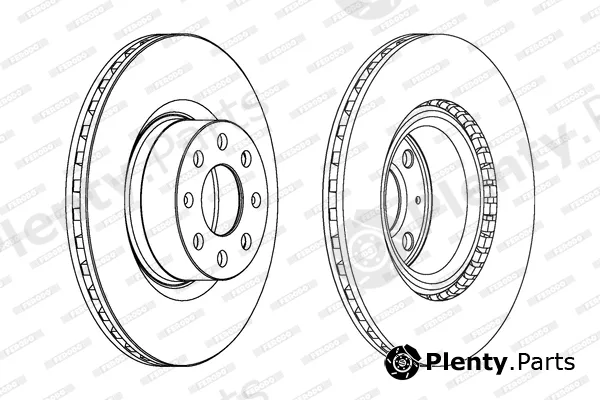 Ferodo DDF1298 — Brake Disc PREMIER
