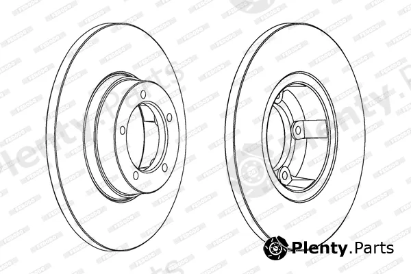 Ferodo DDF065 — Brake Disc PREMIER