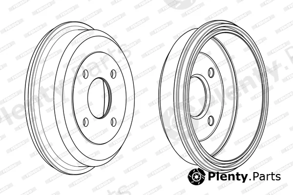 Ferodo FDR329198 — Brake Drum PREMIER