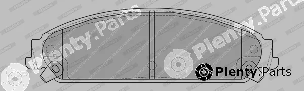 Ferodo FDB4078-D — Brake Pad Set, disc brake PREMIER FRICTION