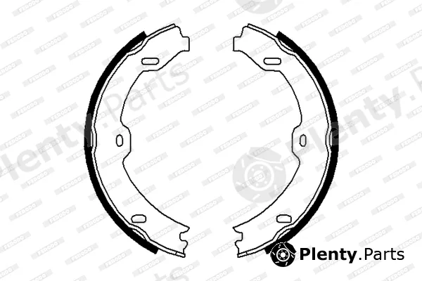 Ferodo FSB669 — Brake Shoe Set, parking brake PREMIER
