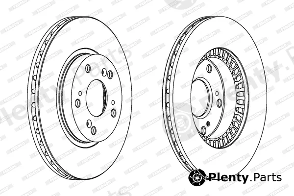 Ferodo DDF1496 — Brake Disc PREMIER