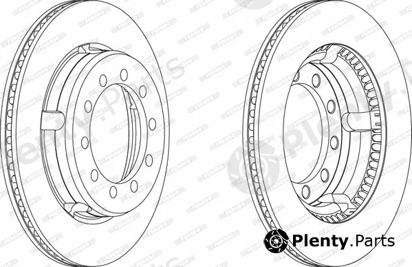 Ferodo FCR109A — Brake Disc PREMIER