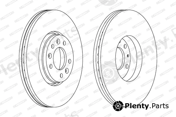 Ferodo DDF1615 — Brake Disc PREMIER