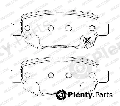 Ferodo FDB4948-D — Brake Pad Set, disc brake PREMIER FRICTION