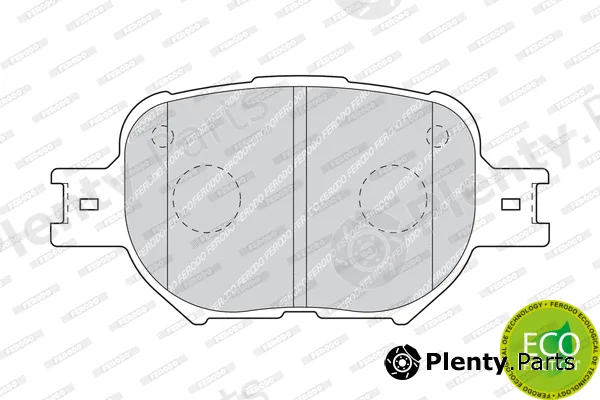 Ferodo FDB1528 — Brake Pad Set, disc brake PREMIER ECO FRICTION