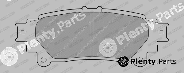 Ferodo FDB4395-D — Brake Pad Set, disc brake PREMIER FRICTION