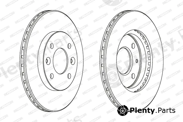 Ferodo DDF158 — Brake Disc PREMIER