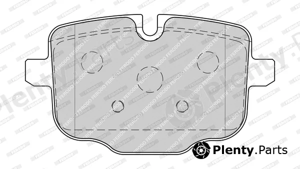 Ferodo FDB4381-D — Brake Pad Set, disc brake PREMIER FRICTION