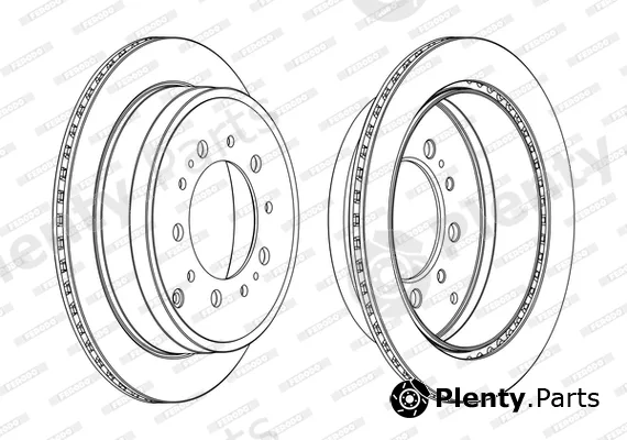 Ferodo DDF1799C-D — Brake Disc